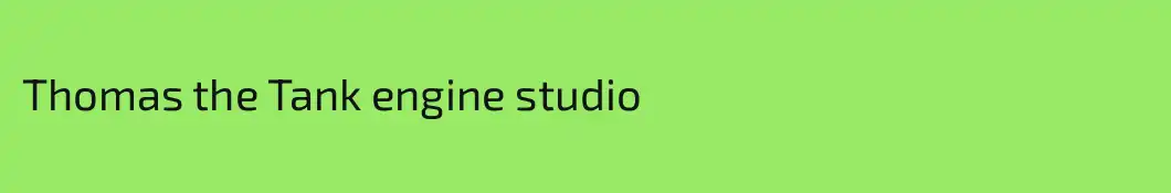 Thomas the Tank engine studio